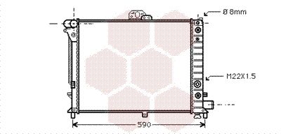 VAN WEZEL Radiators, Motora dzesēšanas sistēma 47002012